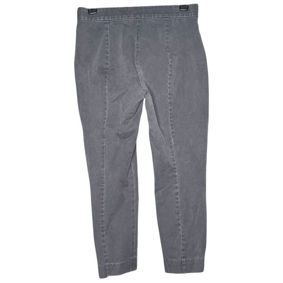 Everlane The Side Zip Cotton Stretch Pants Grey Size 6 - Picture 4 of 7